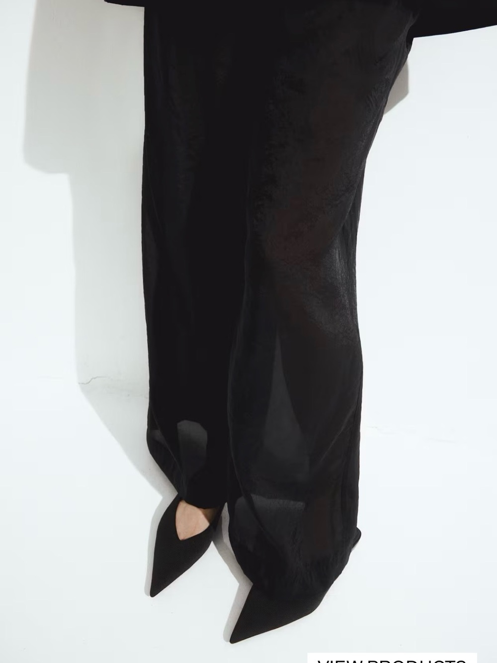 H&M Black Pointed-Toe Slingback Heels - Picture 15 of 15